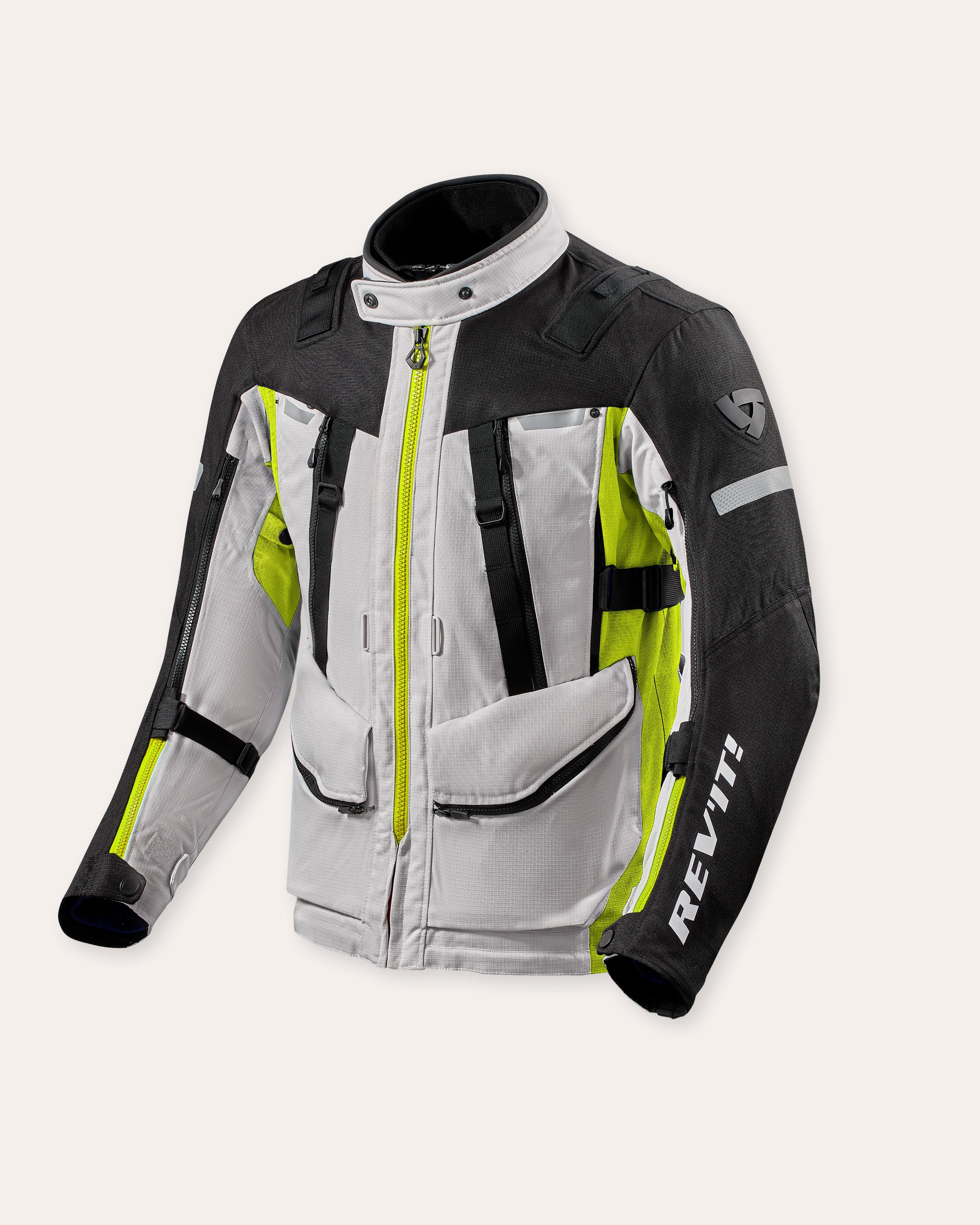 Jacket Sand 4 H2O | Silver-Neon Yellow