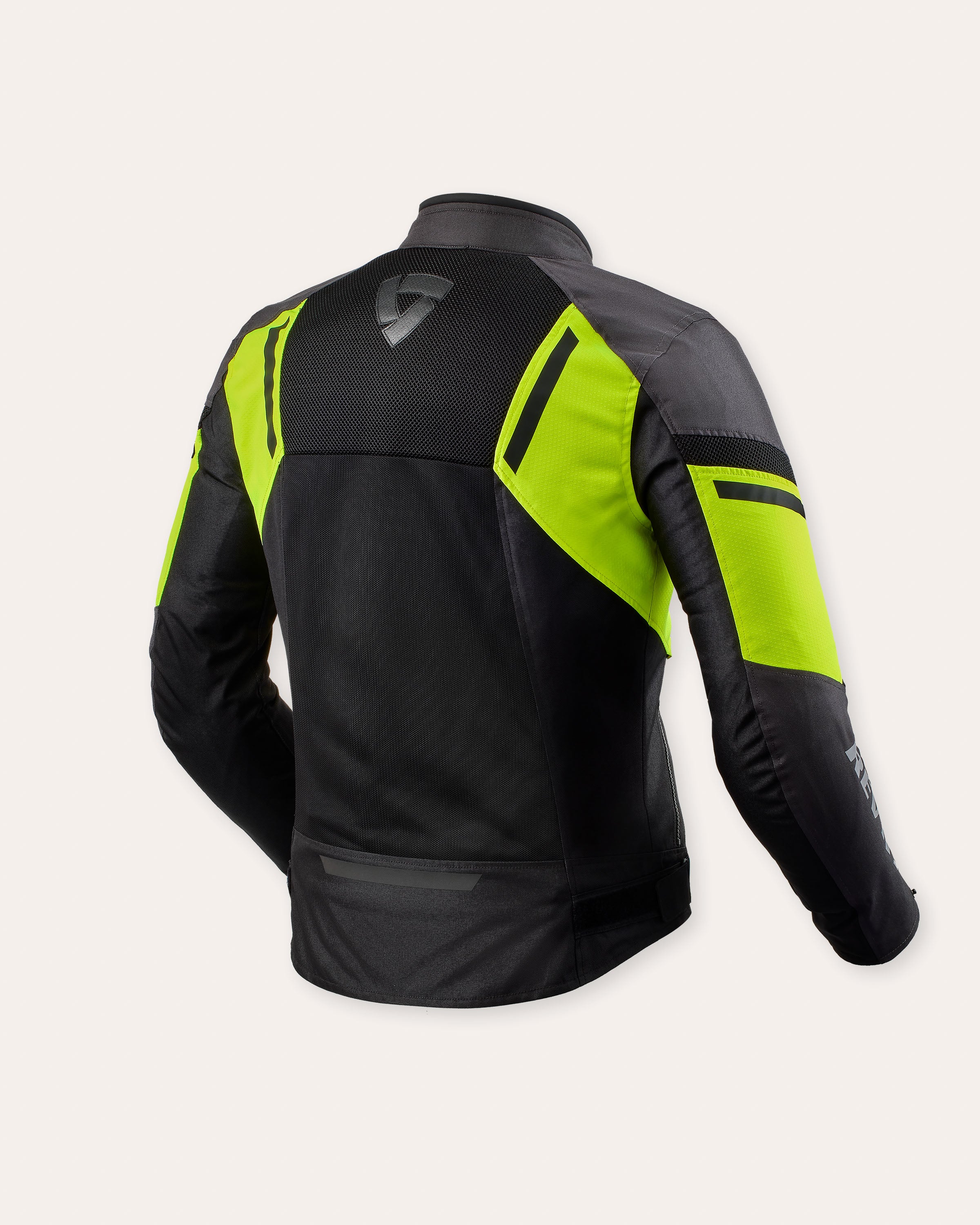 Back image: GT-R Air 3 - Black-Neon Yellow